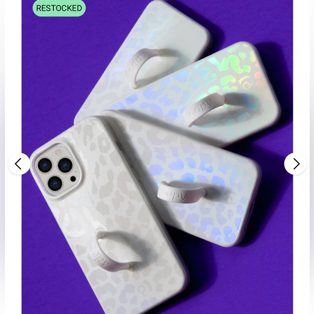 Loopy Case- Opal Leopard iphone14 pro max